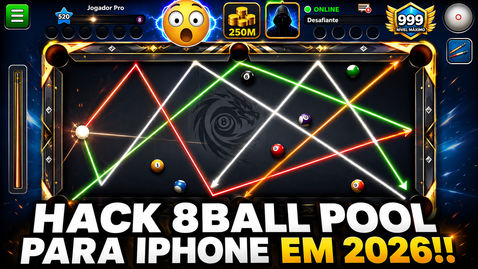 Mod 8 Ball Pool — banner promocional